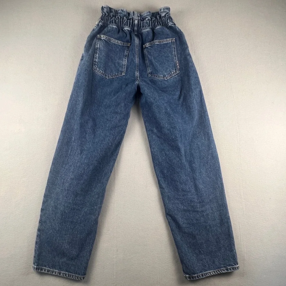 Scotch & Soda Paperbag Jeans Womens 28 Blue High Rise‎ Tapered The Breeze Denim